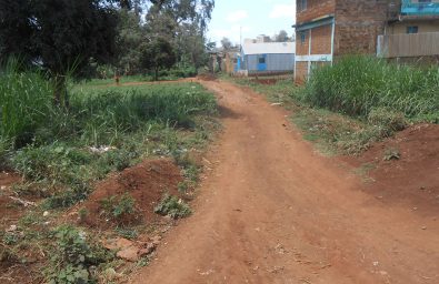 Section-of-road-in-Muranga-that-water-pipeline-is-to-pass-through